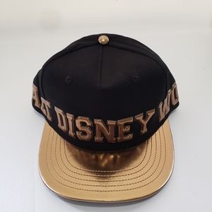 Walt Disney World Bronze Gold Snapback Hat